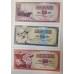 YUGOSLAVIA 1978-1986 . TWENTY 20 - ONE HUNRED 100 DINARA BANKNOTES